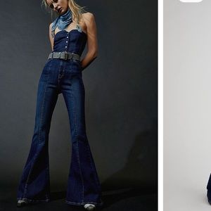 Free People Carina High-Rise Flare Jeans